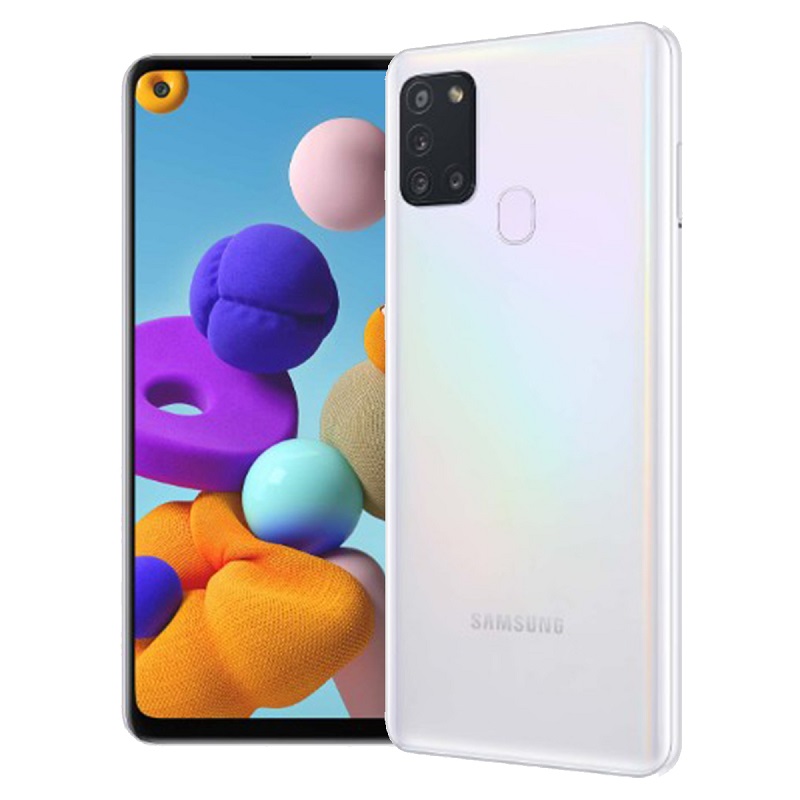 Celular Samsung Galaxy A21s Dual SIM 64 GB Blanco 4 GB RAM