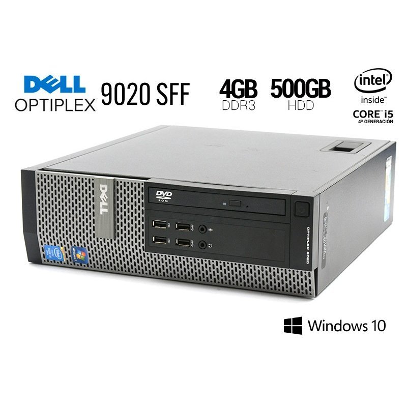 CPU DELL Optiplex 9010, 7010 Procesador Intel Core i5 , WIFI, Memoria de 4 GB, Disco Duro de 500 GB, DVD EQUIPO CLASE B, REACONDICONADO