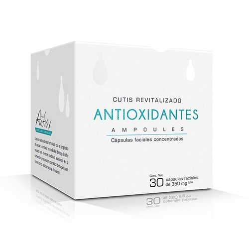 Ampolletas faciales concentradas Antioxidantes. Glules®