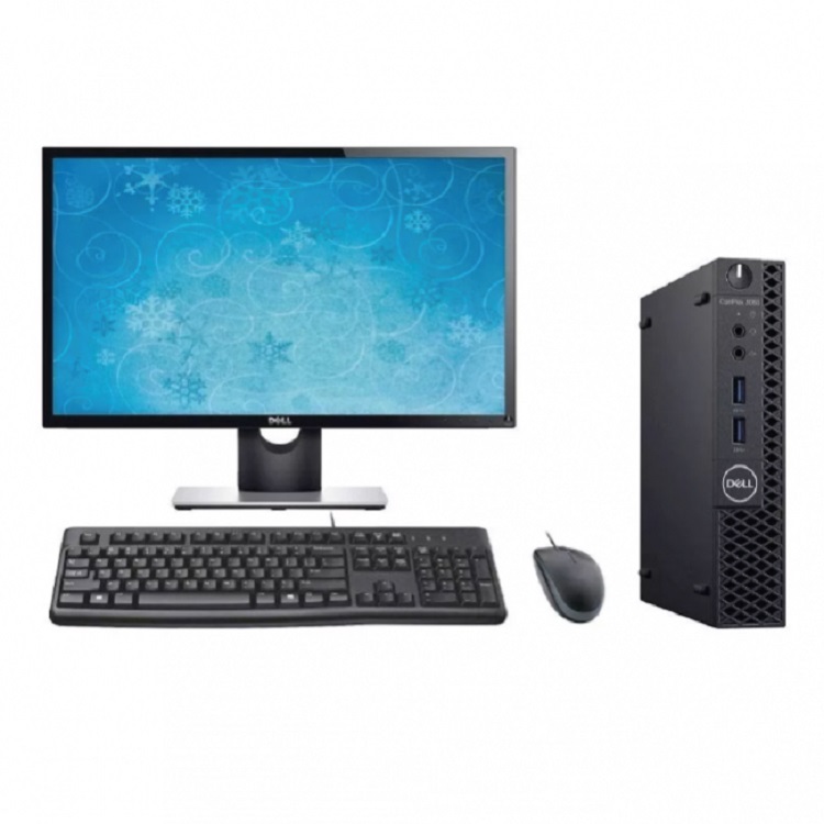 Computadora Dell Optiplex 3040 USFF - Core i3 6100 - 4GB - 500GB - DVD+RW - Windows 10 Pro Lcd 19 EQUIPO CLASE B, REACONDICONADO