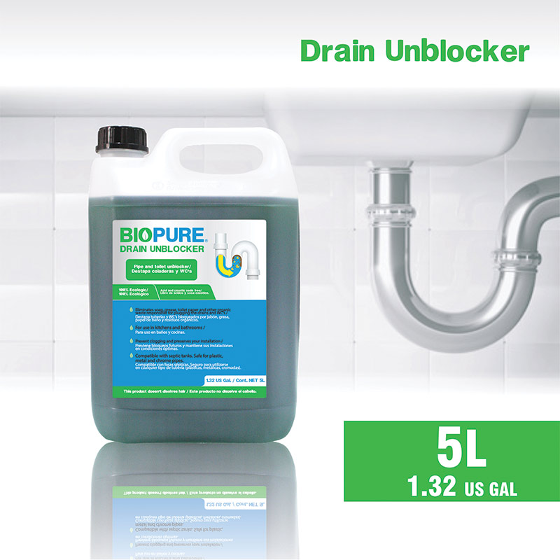 Biopure - Drain Unblocker - Destapacaños - 5L