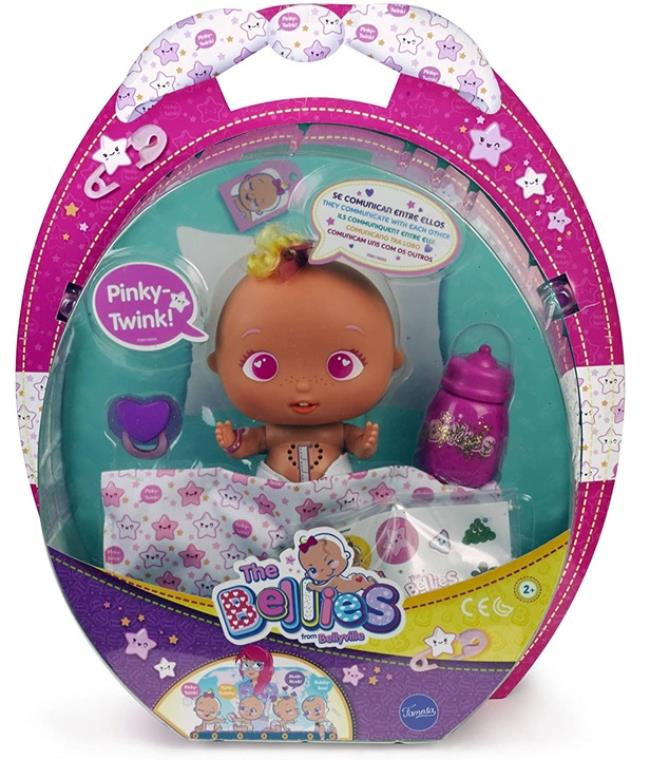 Bellies Interactivo De Bellyville Marca Famosa Original Pinky Twink!