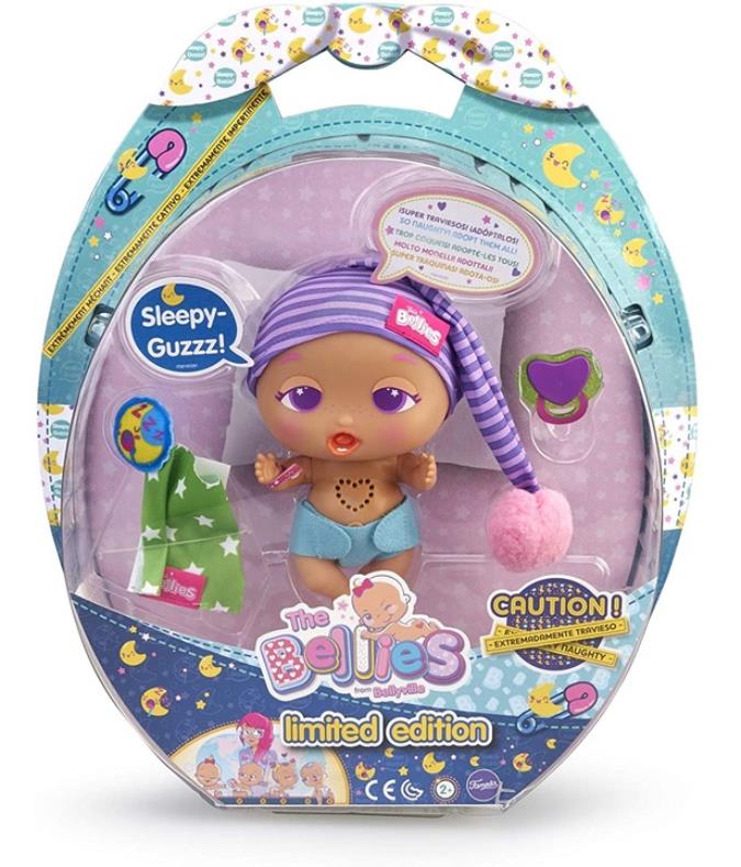 Bellies Interactivo De Bellyville Marca Famosa Original Sleepy Guzzz