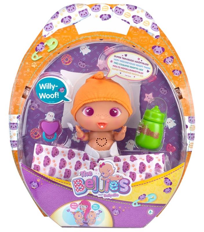 Bellies Interactivo De Bellyville Marca Famosa Original Willy Woof