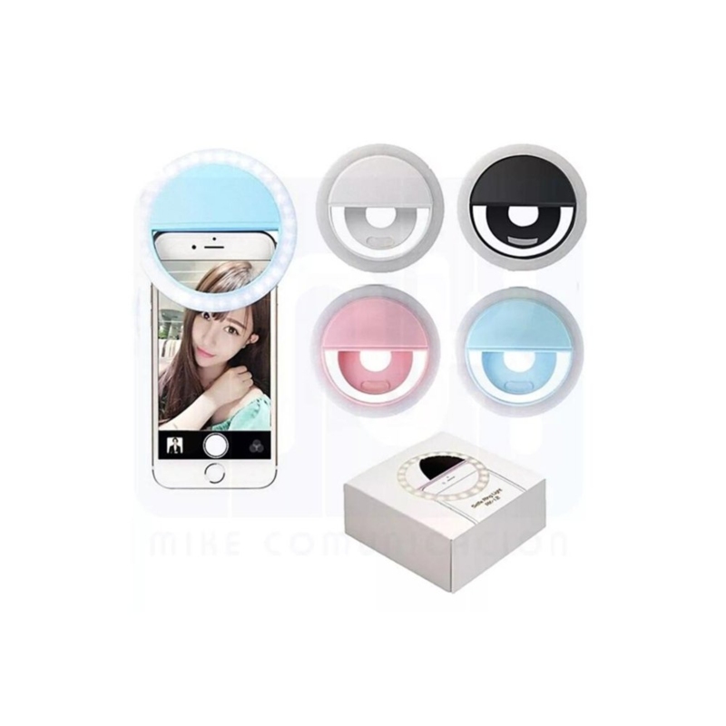 Mini Aro De Luz Led 3.3" Para Celurar Con Adaptador De Pinza No Afecta El Touch 