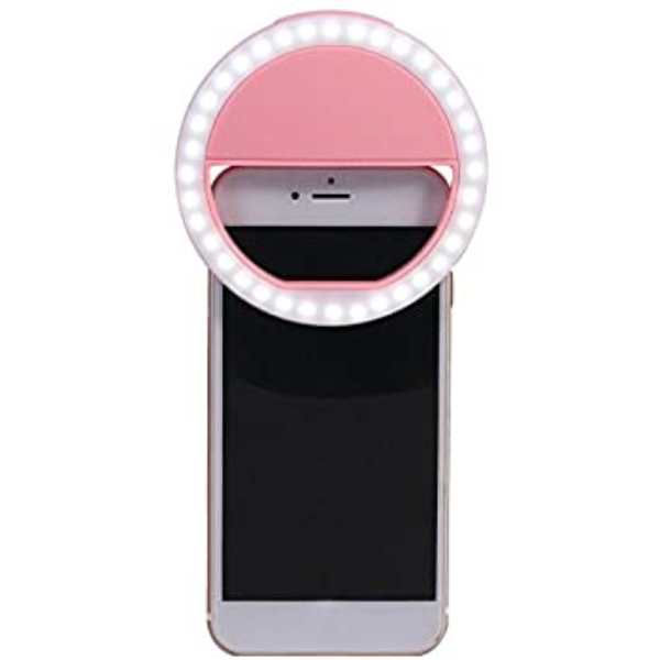 Mini Aro De Luz Led 3.3" Para Celurar Con Adaptador De Pinza No Afecta El Touch 