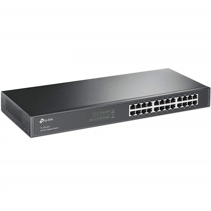 Switch 24 Puertos Tp-Link Gigabit Rack TL-SG1024 10/100/1000Mbps