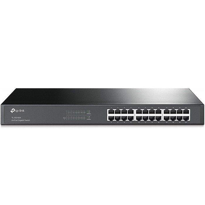 Switch 24 Puertos Tp-Link Gigabit Rack TL-SG1024 10/100/1000Mbps