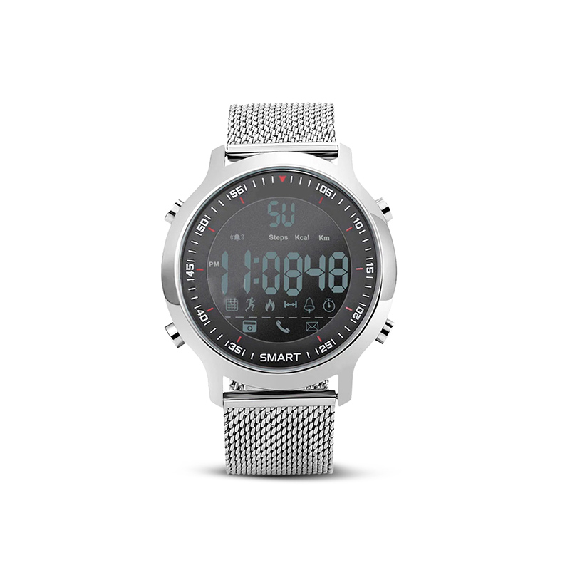 Smartwatch Reloj Inteligente con Correa Metálica Sport Redlemon