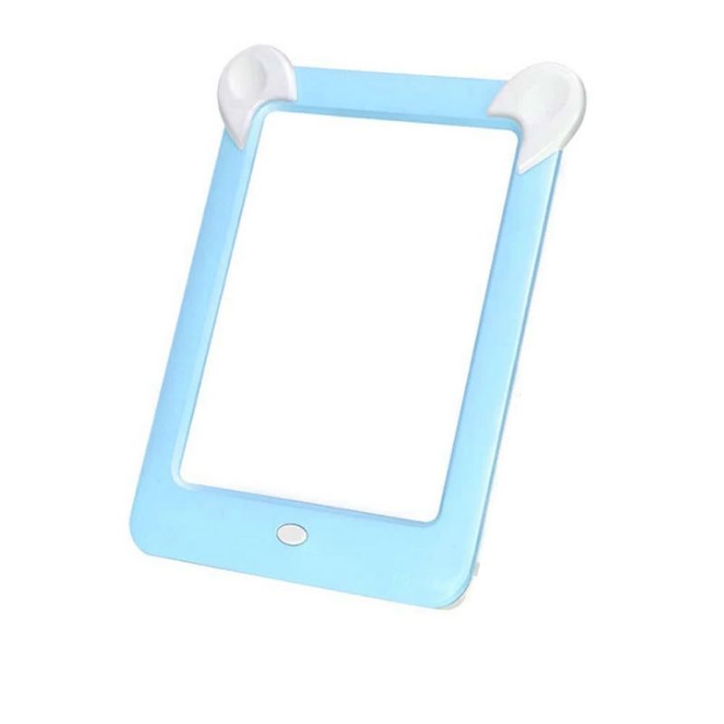 Pizarrón Mágico con Luz Led, LBP, Tableta de Dibujo para Niños, con Plantillas y Plumones, 25.5cm (10in) -Azul