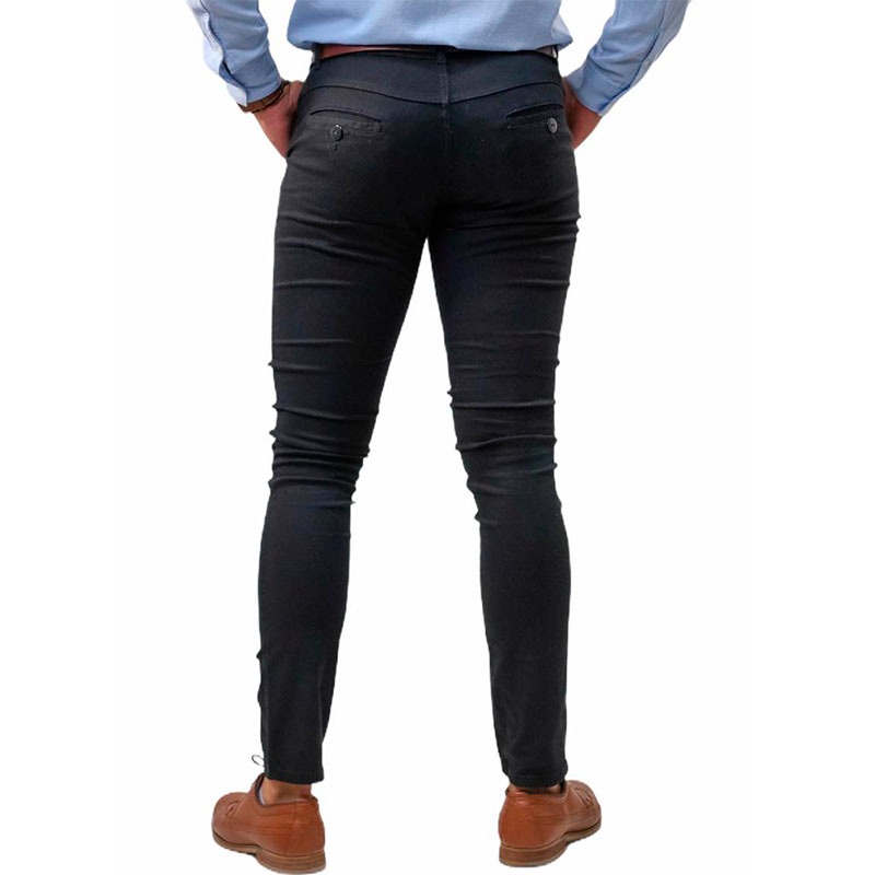 Pantalón Casual Skinny de Gabardina Para Hombre Strech 