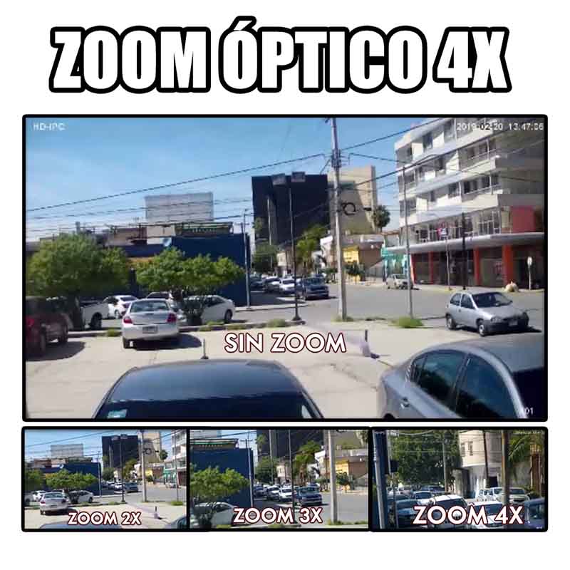 Camara Cctv PTZ 4 en 1 Exterior Video HD 1080p 2 MP Zoom 4X