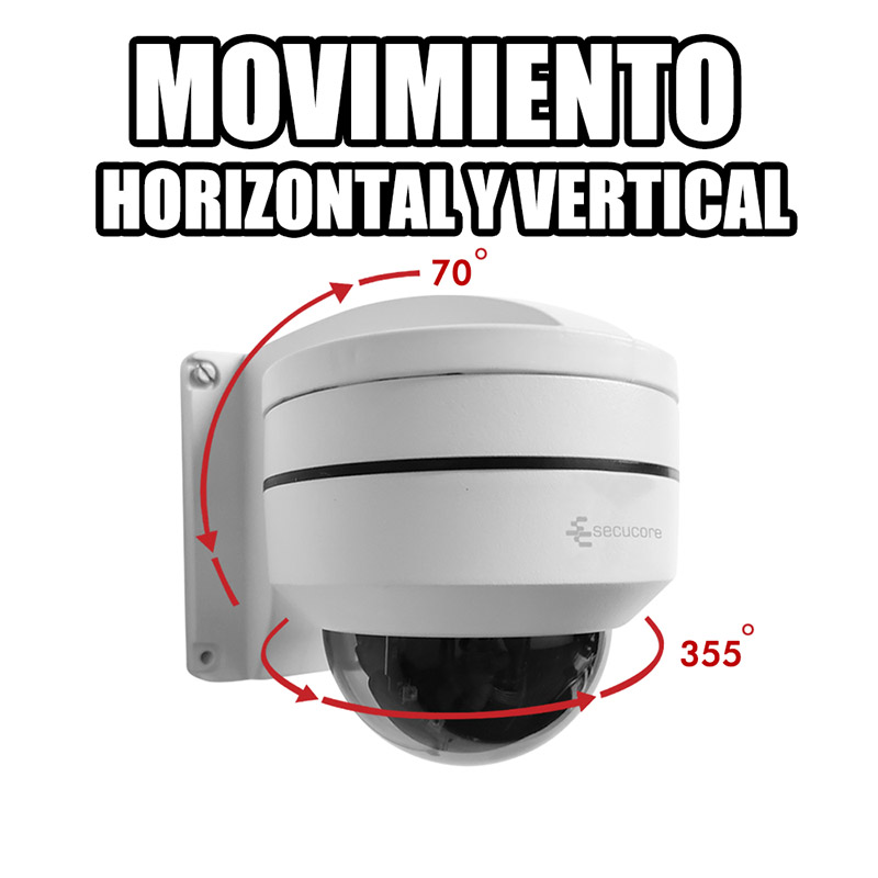 Camara Cctv PTZ 4 en 1 Exterior Video HD 1080p 2 MP Zoom 4X