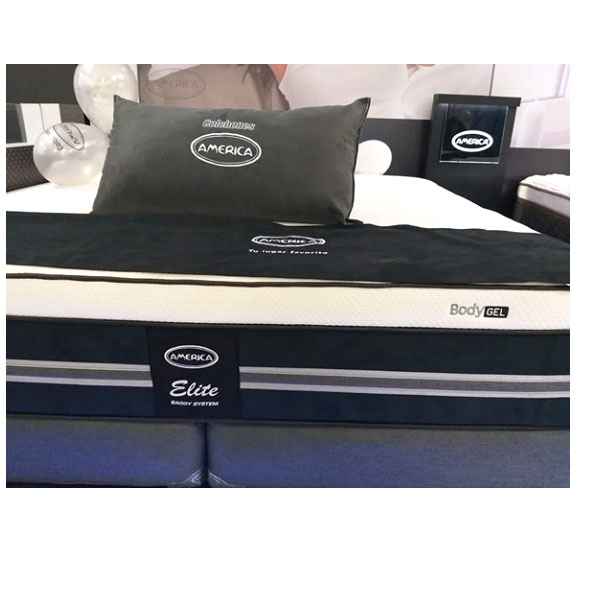 COLCHÓN AMÉRICA MODELO ELITE TOPE DE GAMA CON TECNOLOGIA BAGGY SYSTEMS Y BODY GEL