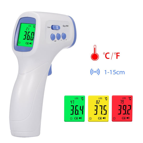 termometro infrarojo digital para control de temperatura en accesos para personas