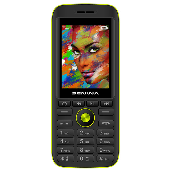 Celular SENWA 3G S341 PARTY Color NEGRO/AMARILLO Telcel