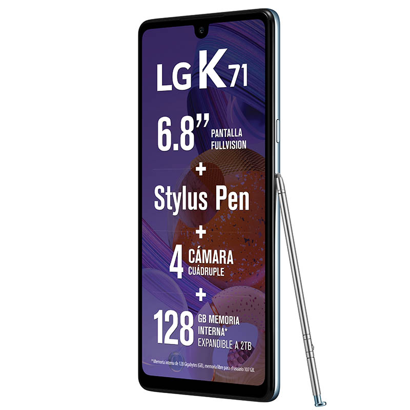 Celular LG LTE LM-Q730HA K71 Color BLANCO Telcel