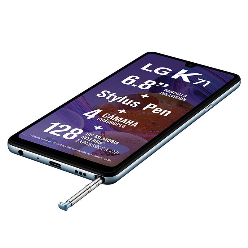 Celular LG LTE LM-Q730HA K71 Color BLANCO Telcel