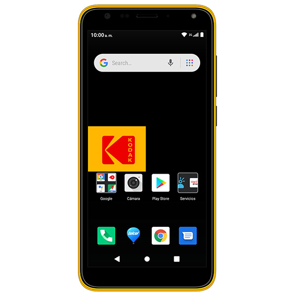 Celular KODAK 3-G KD50 Color NEGRO/AMARILLO Telcel