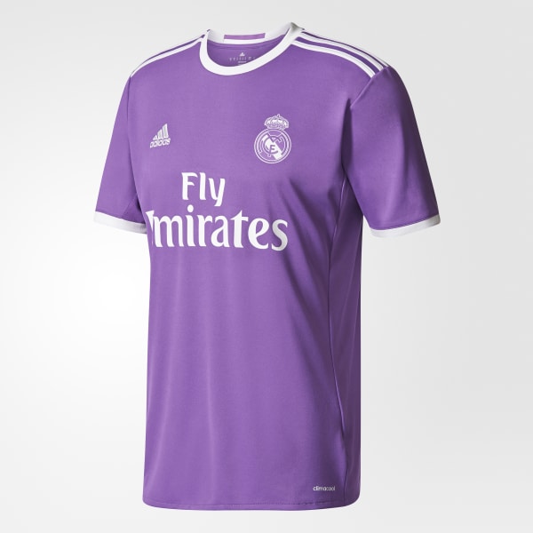 Jersey Adidas del Real Madrid de Visitante Morado