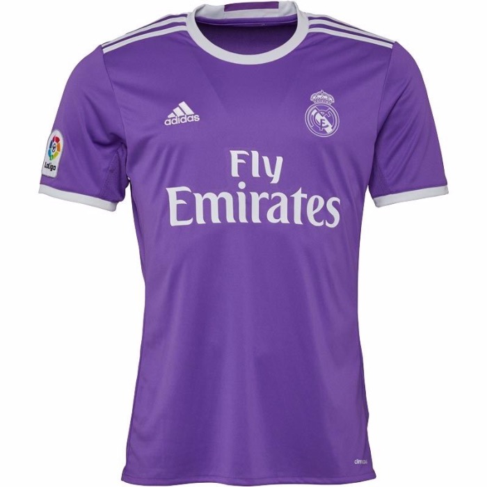 Jersey Adidas del Real Madrid de Visitante Morado