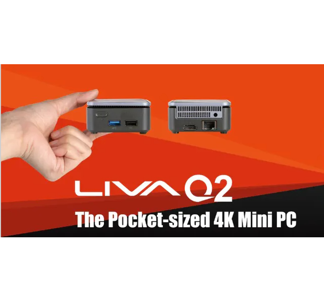 Mini PC ECS Liva Q2 - Intel Celeron N4100 - 4GB - 32GB - Windows 10 Home