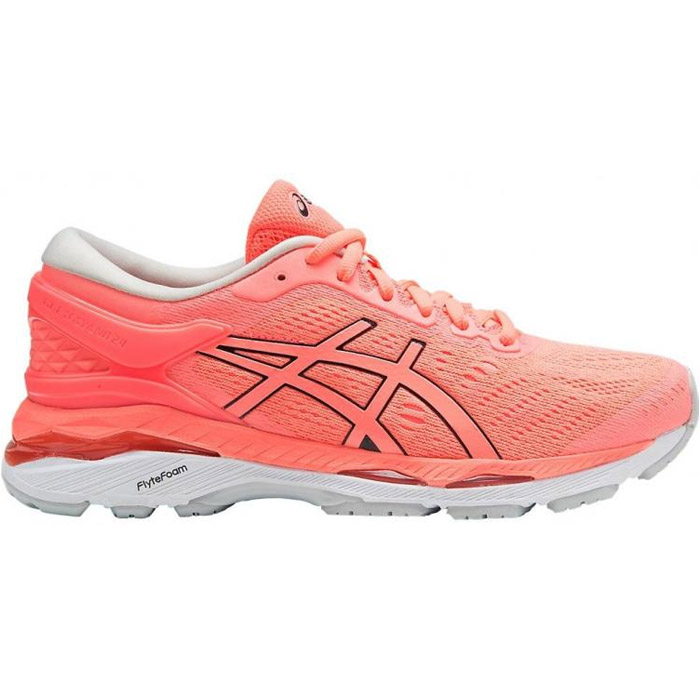 Tenis ASICS Mujer GEL KAYANO 24 FLASH Coral