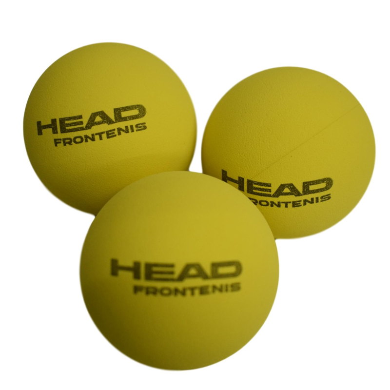 Pelota Frontenis Head Amarilla  12 pack Bote C/3.