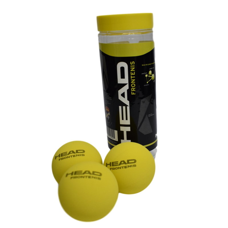 Pelota Frontenis Head Amarilla  12 pack Bote C/3.