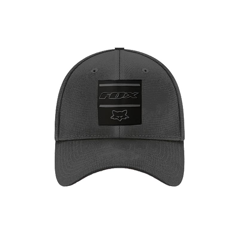 Gorra Fox Stretch placa Gris