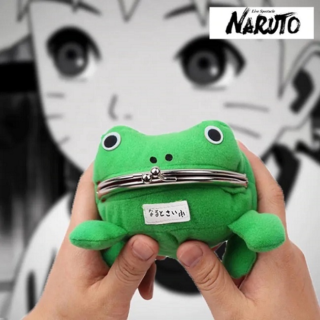 Monedero Sellingo Rana Verde Cartera Naruto Sasuke Boruto