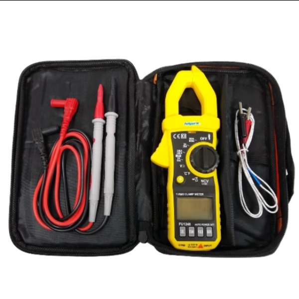Multímetro digital de gancho profesional con estuche FULGORE
