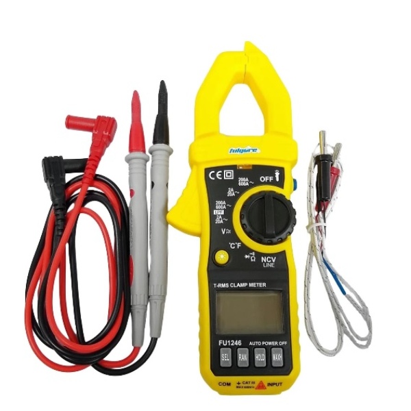 Multímetro digital de gancho profesional con estuche FULGORE
