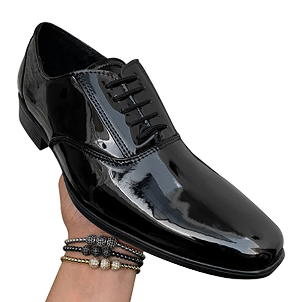 Zapato de Caballero Zanthy Shoes Mod 113 Charol Negro