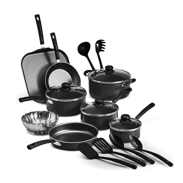 Bateria de Cocina Primaware Negro 18 piezas 