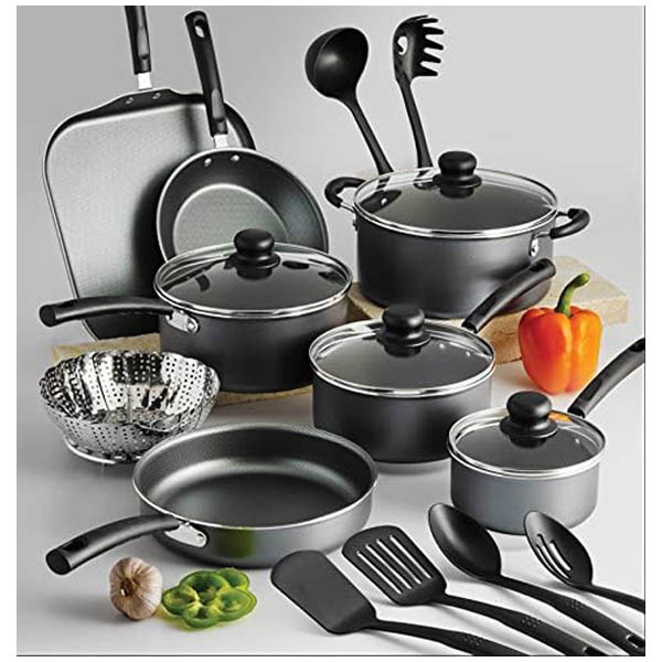 Bateria de Cocina Primaware Negro 18 piezas 