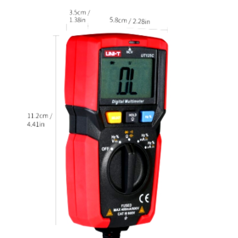 MULTIMETRO DE BOLSILLO CON DETECTOR DE VOLTAJE NCV