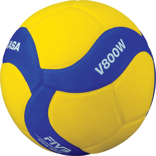 Balon Voleibol Mikasa V800w Impermeable Piel Sintetica Suave al tacto