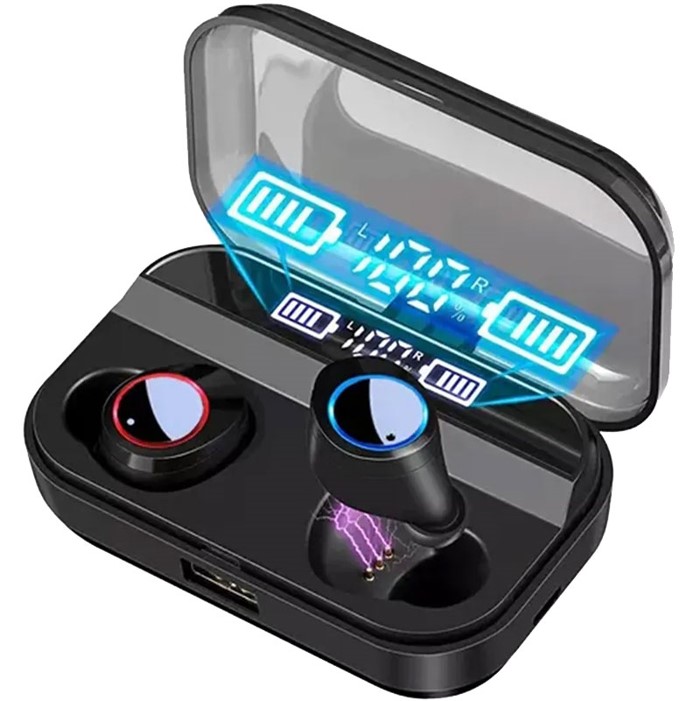 Audifonos Bluetooth Tactiles Sumergibles 5.0 Con Power Bank