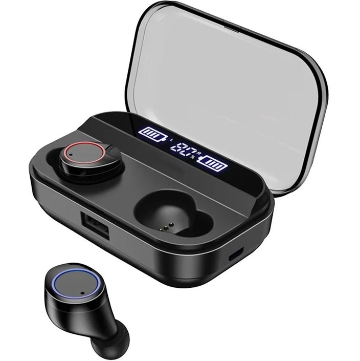 Audifonos Bluetooth Tactiles Sumergibles 5.0 Con Power Bank