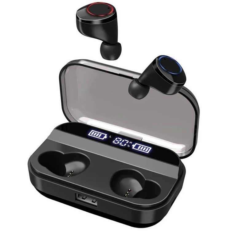 Audifonos Bluetooth Tactiles Sumergibles 5.0 Con Power Bank