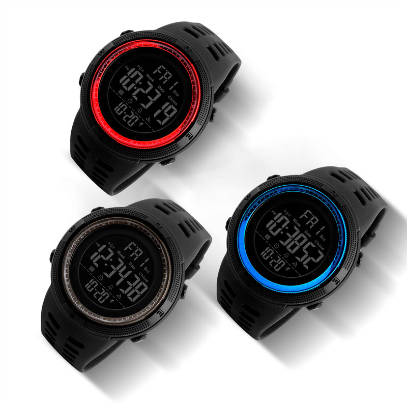 Redlemon Reloj Skmei para Hombre, Digital, Deportivo, Retroiluminado, Modelo 1251