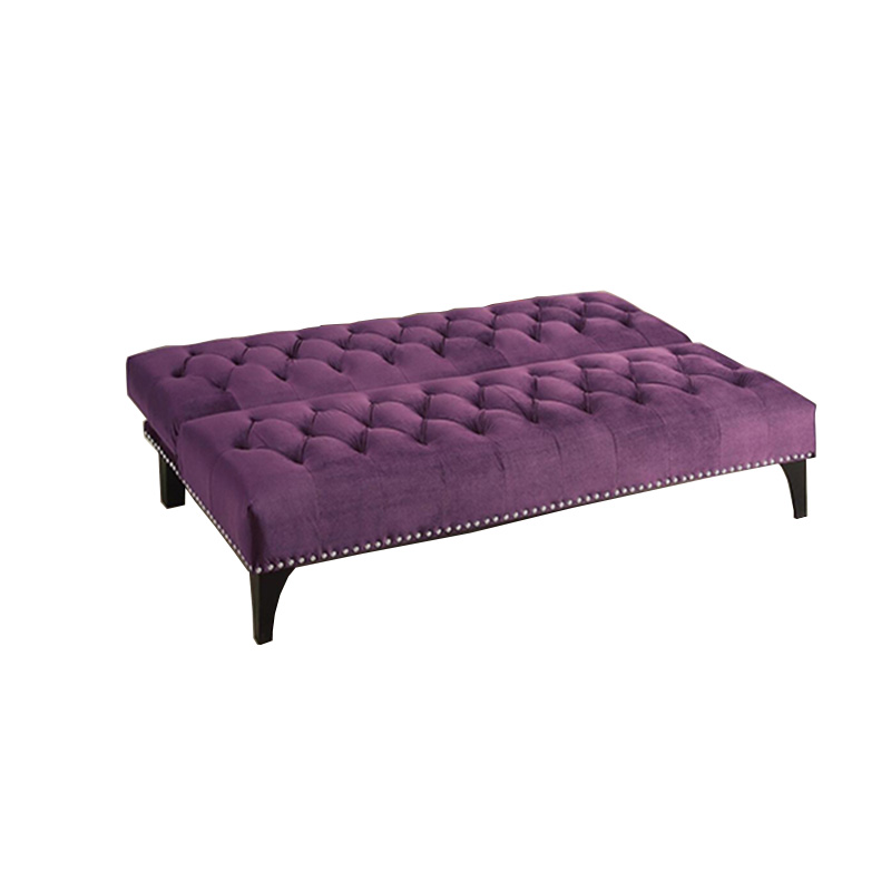 Sofá cama con diseño elegante color morado - Coaster 500235