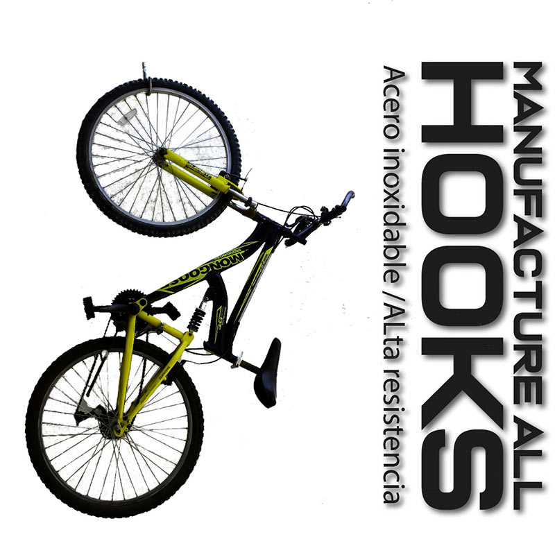 Gancho Para Colgar Bicicleta En la Pared Chico Steel&Trucks Hh-004