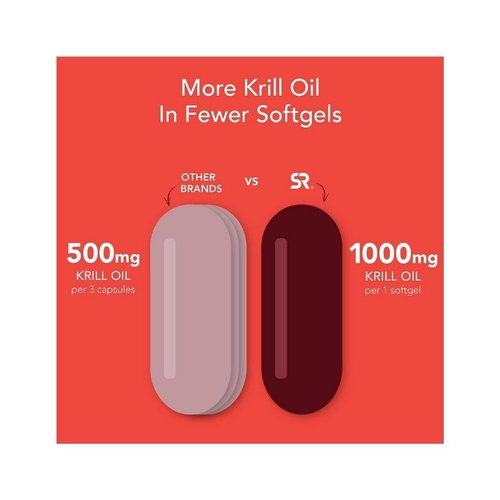 Aceite de Krill Antártico 1000mg 60ct Sport Research