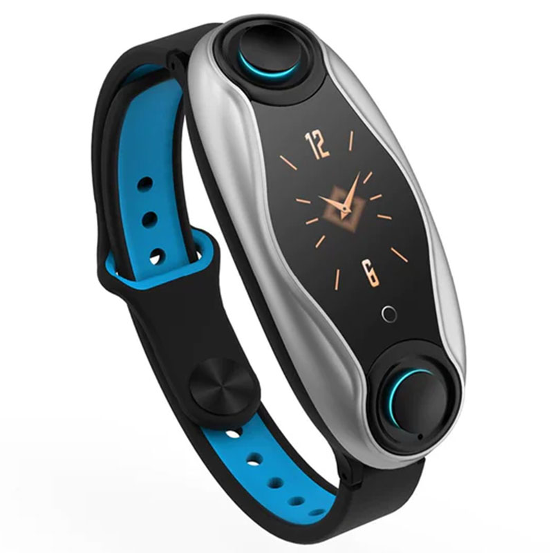 Fralugio Smartwatch con Audífonos Bluetooth True Wireless Manos Libres Seguimiento Deportivo T90