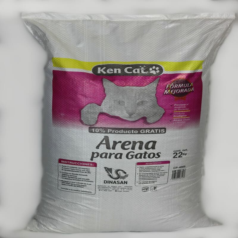 KEN CAT ARENA PARA GATOS SACO 22 KG