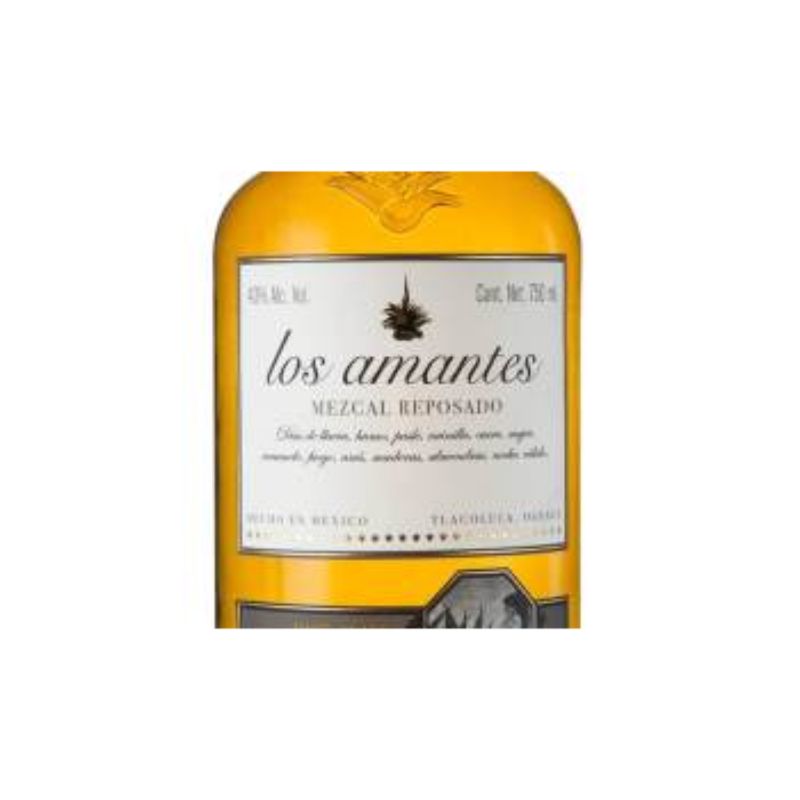 Mezcal LOS AMANTES REPOSADO de 750 ML.