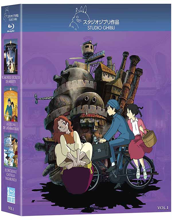 STUDIO GHIBLI VOL. 1, 3 PACK BLU RAY