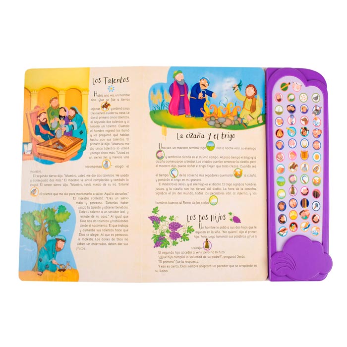 Libro Con Sonidos- Parábolas de Jesús Para Niños
